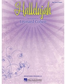 Leonard Cohen : Hallelujah  Partition pour Piano Facile - Big Note