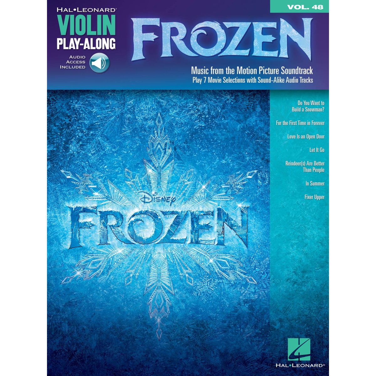 Violin Play-Along volume 48 - Frozen - La Reine des neiges