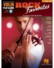 Violin Play-Along Volume 49 - Rock Favorites