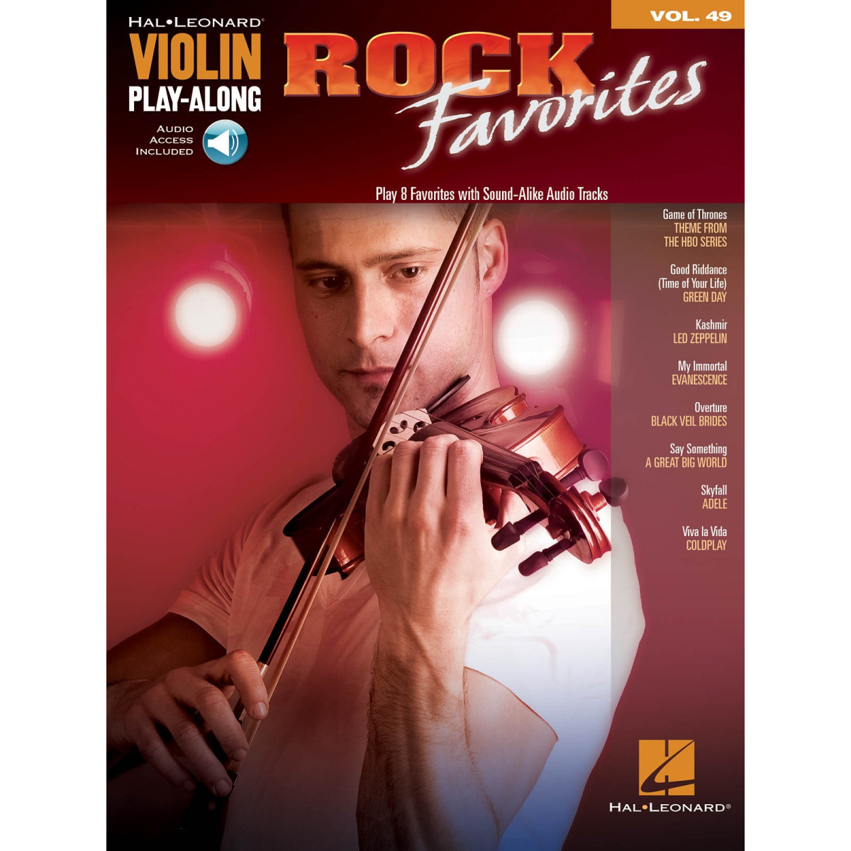 Violin Play-Along Volume 49 - Rock Favorites