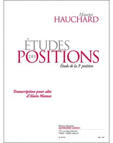 Études Des Positions - étude de la 3e Position - Maurice Hauchard