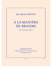 À la manière de brahms